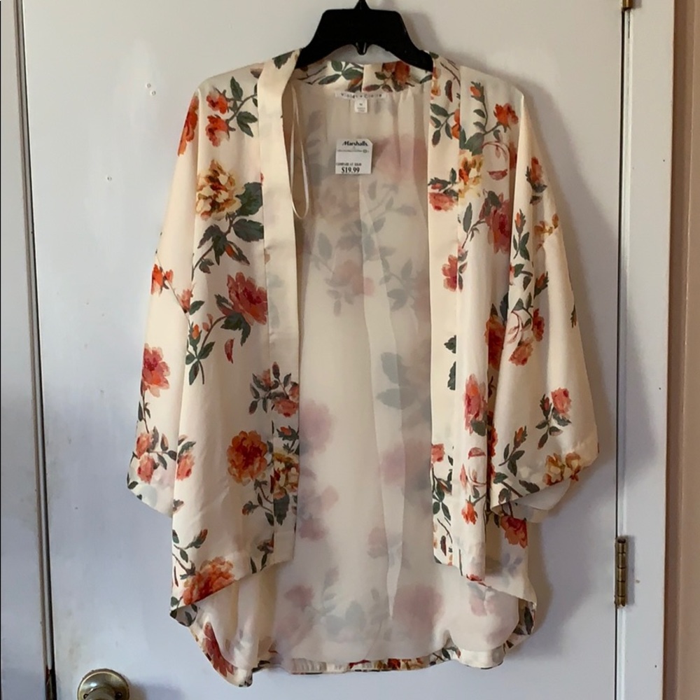 Faux silk Kimono/cardigan